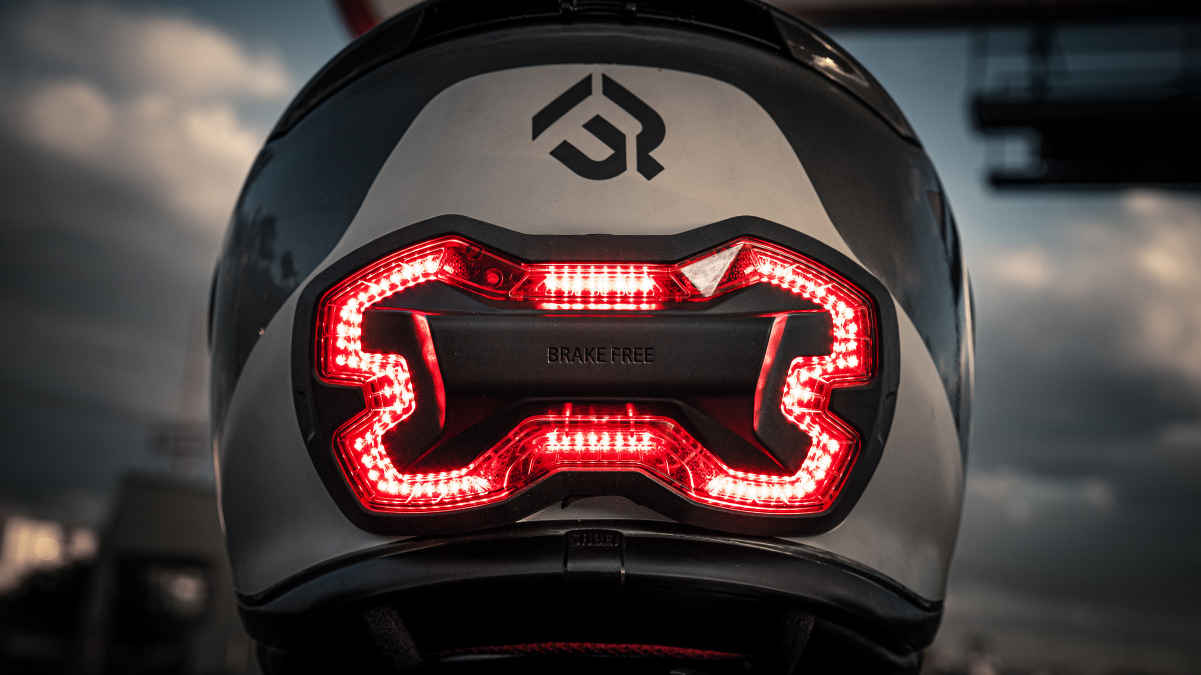 Brake Free Helmet Brake Light - wireless brake light for your motorcycle helmet