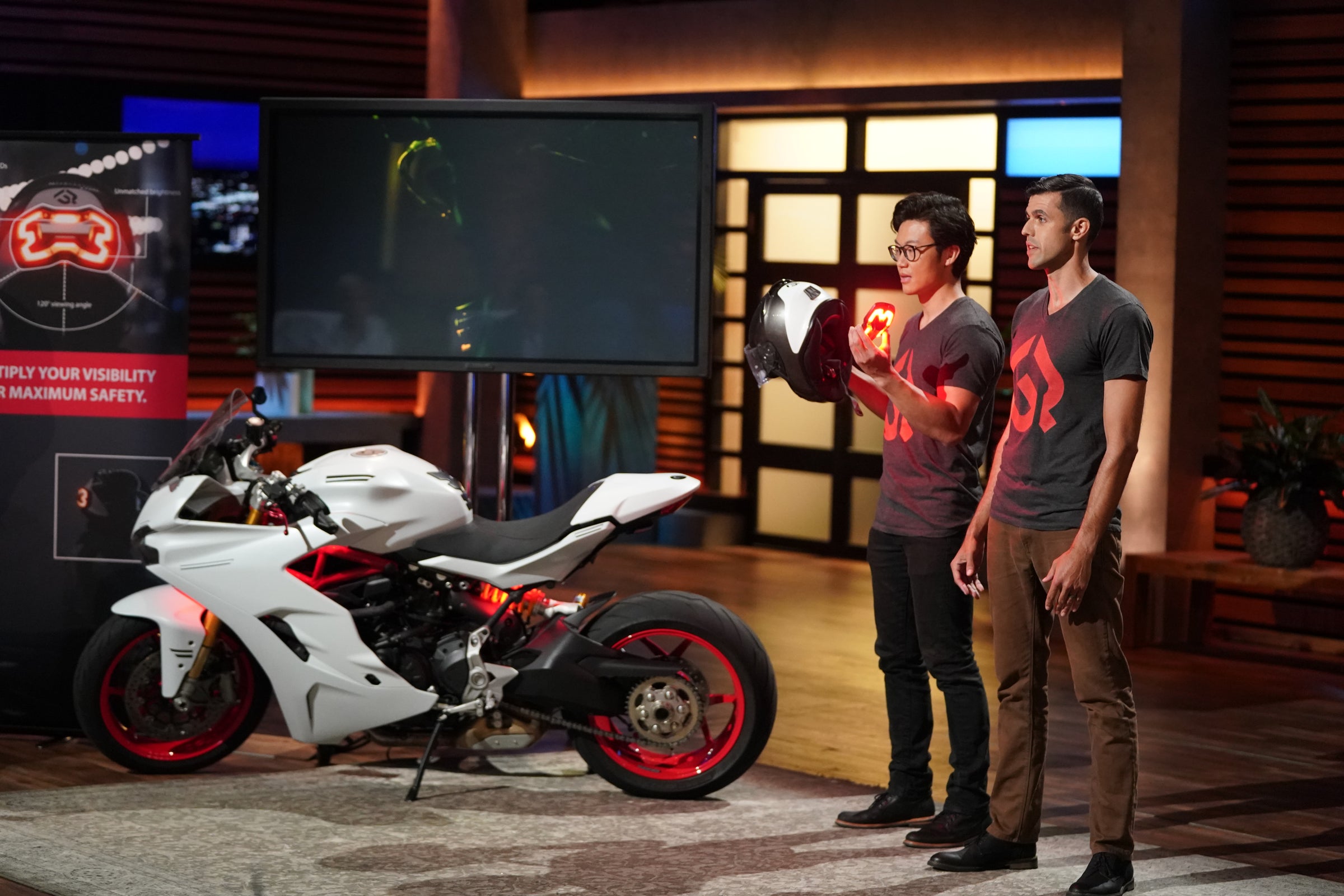 Alex Arkhangelskiy (CEO) and Henry LI (COO) appearing on ABC's Shark Tank Season 12 episode 8. Pitching Brake Free to Mark Cuban, Robert Herjavec, Barbara Corcoran, Lori Greiner, and Kevin O'Leary