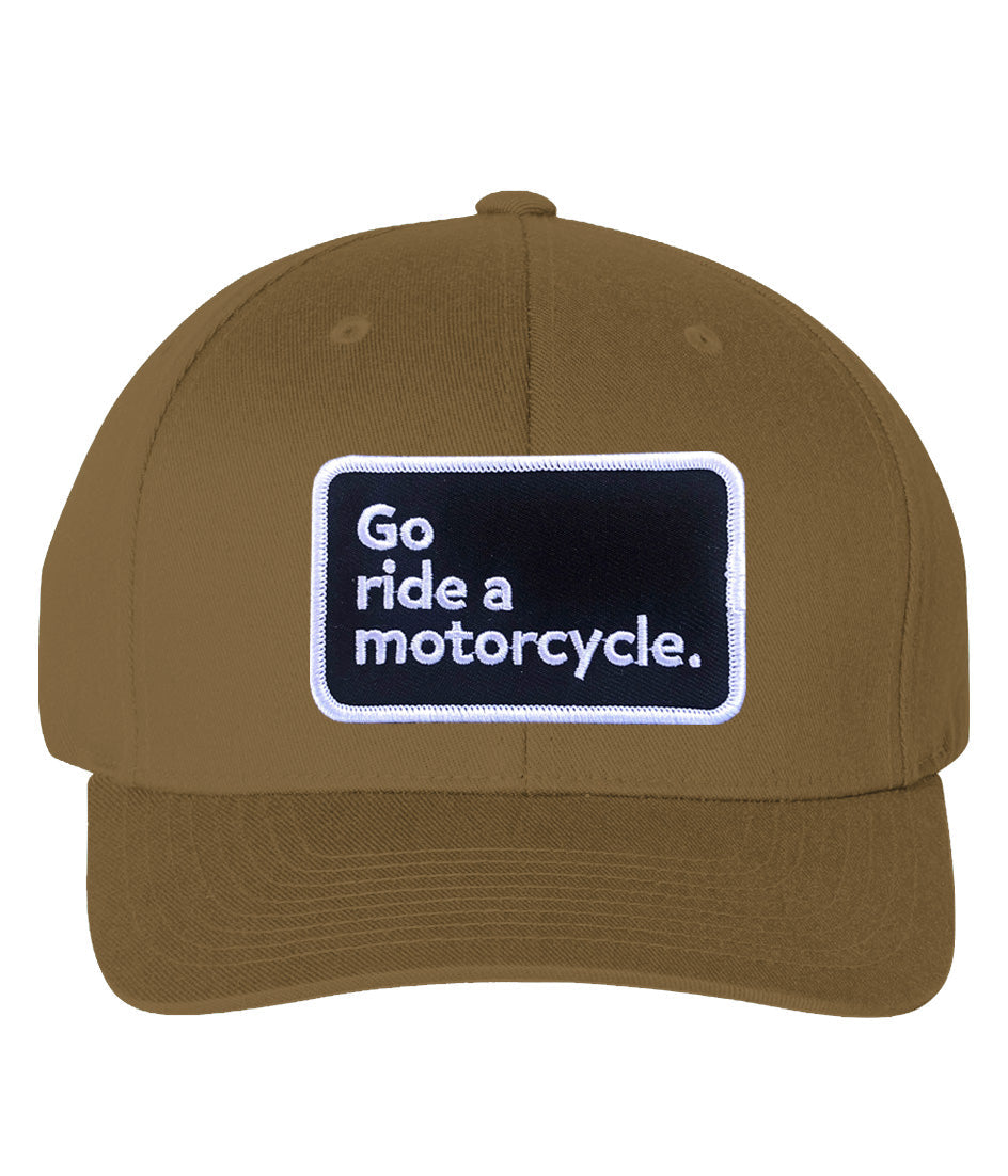 "Go ride a motorcycle" Cotton Blend FlexFit Hat