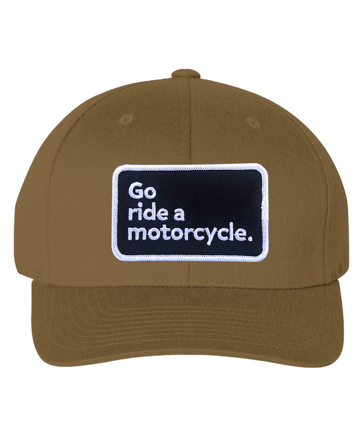 "Go ride a motorcycle" Cotton Blend FlexFit Hat